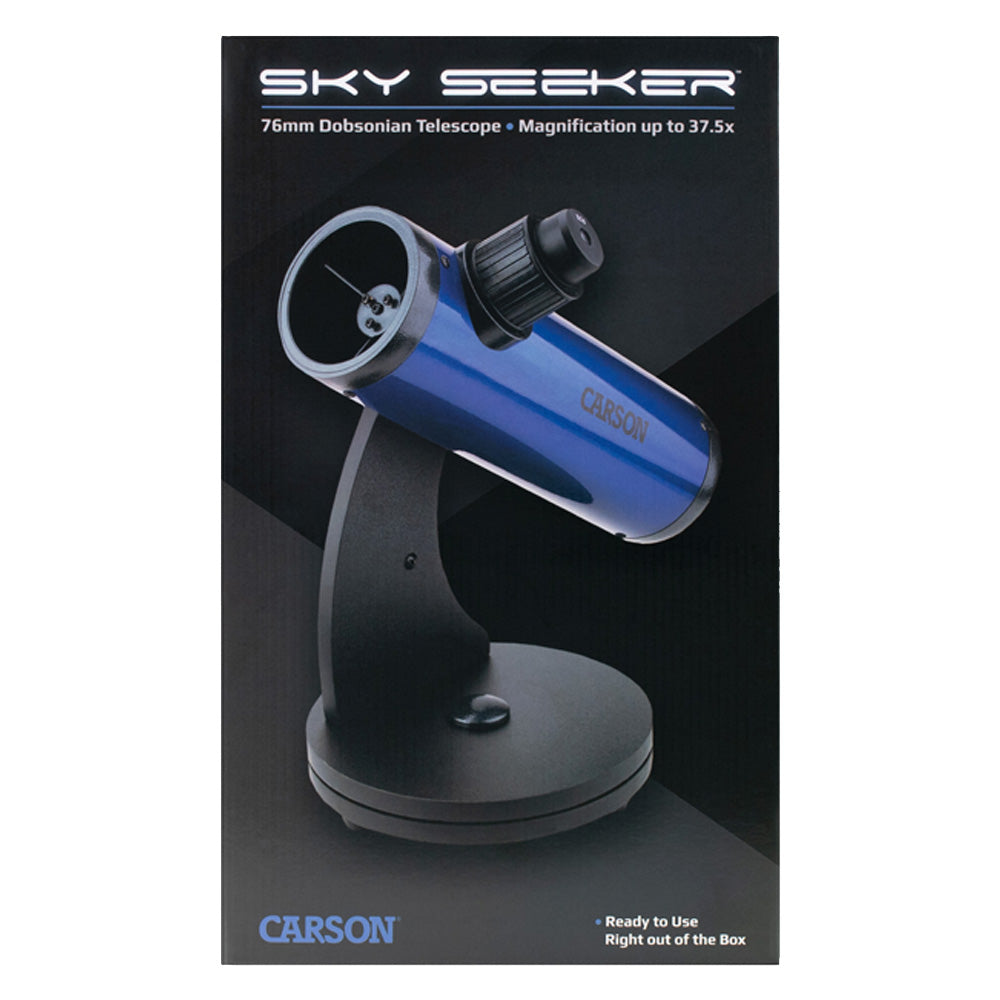 Telescópio Refletor Carson SkySeeker 76mm Zoom 15-37.5x