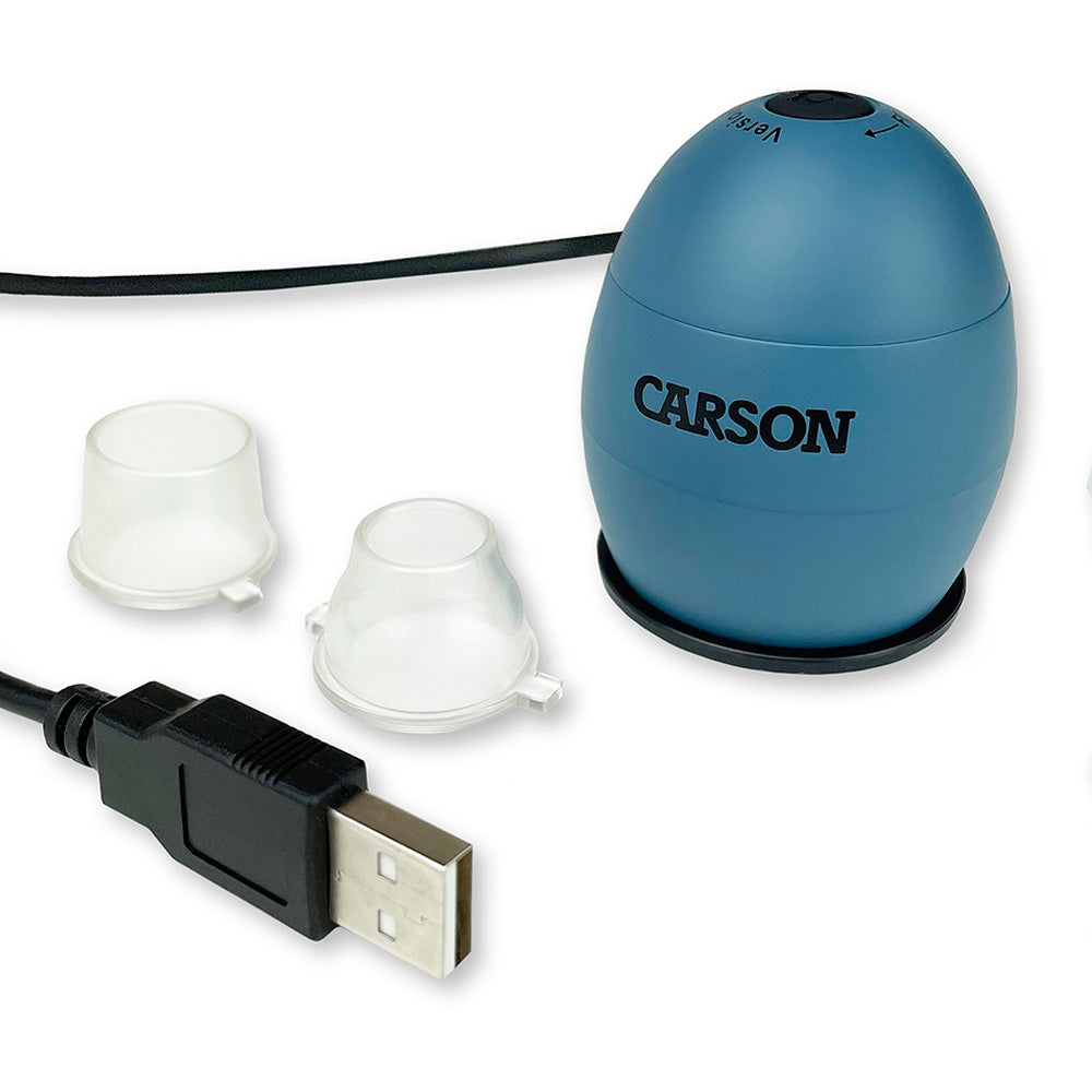 Microscópio Digital Carson Com Zoom 81X, LED, E Câmera Integrada