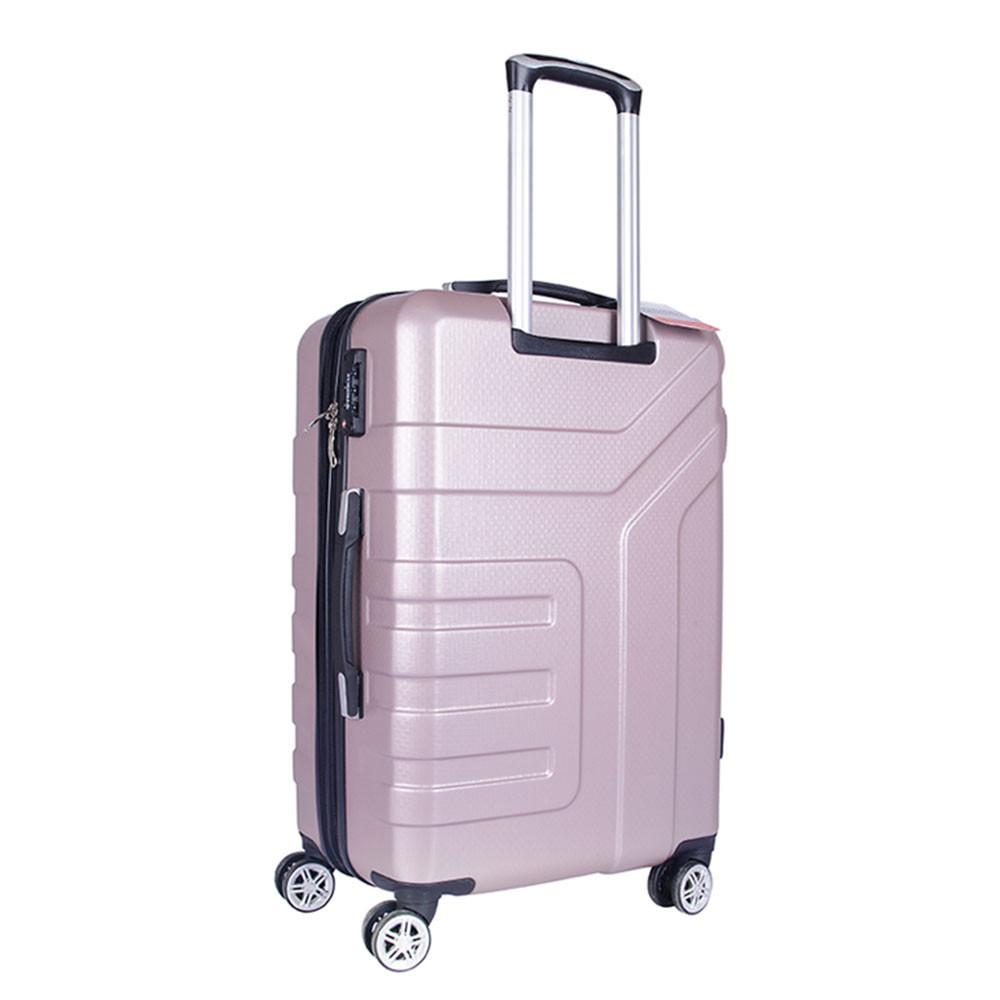 Mala viagem Primicia Livorno ABS Rodas duplas 360° Pequena - Rosa