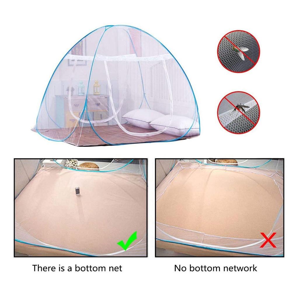Tenda dobrável anti-insetos para ambientes internos e externos