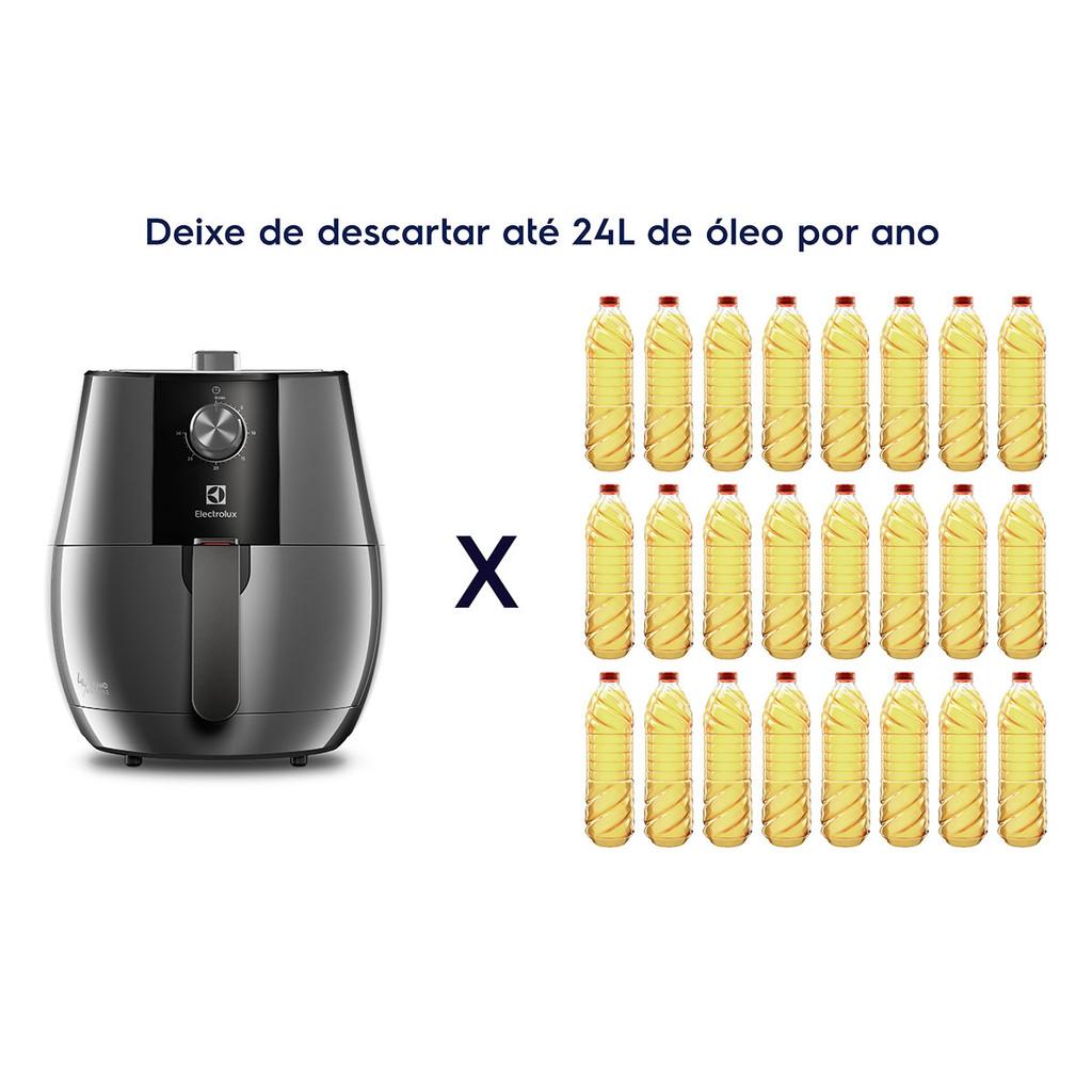 Fritadeira Elétrica Grand Airfryer Electrolux 4L EAF30 Grafite
