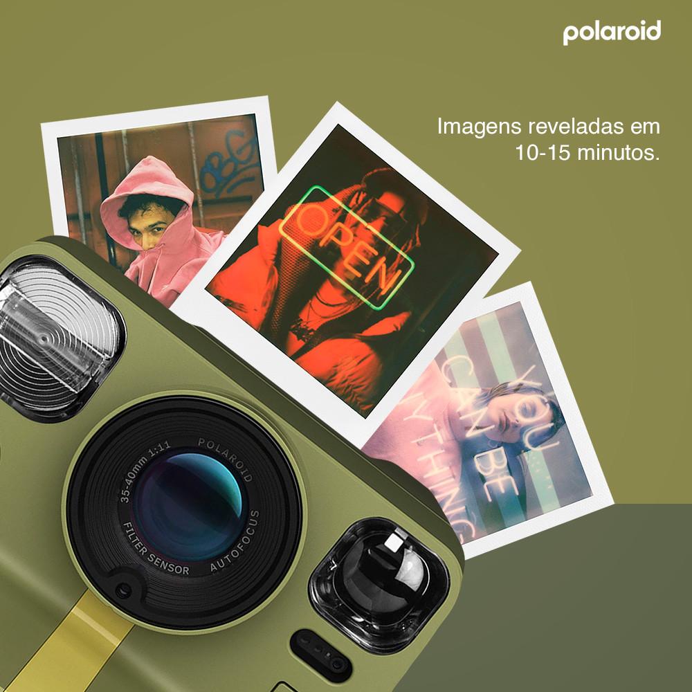 Câmera Instantânea Polaroid Now+ 2ª Geração Bluetooth Sustentável Com 5 Filtros De Lente