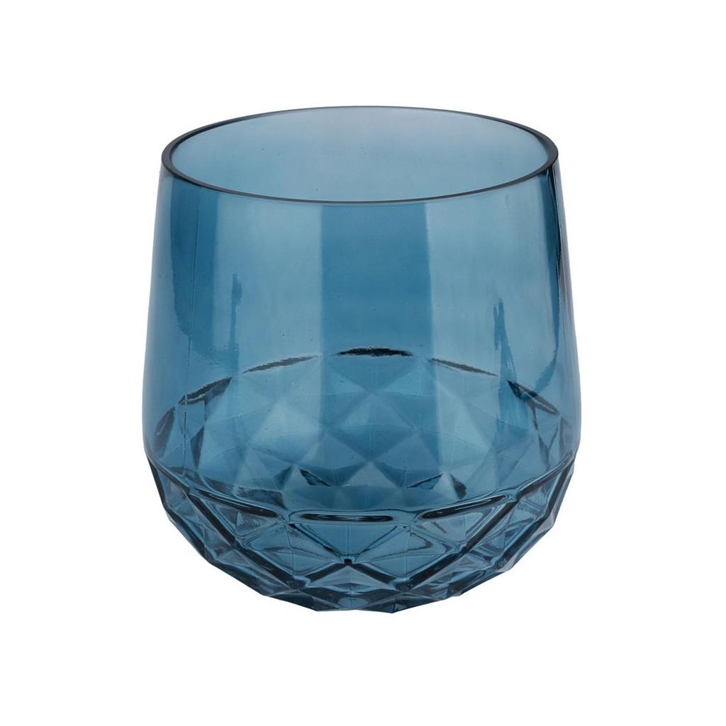 Vaso Vidro 17 x 17 x 17 Cm Pine Indigo