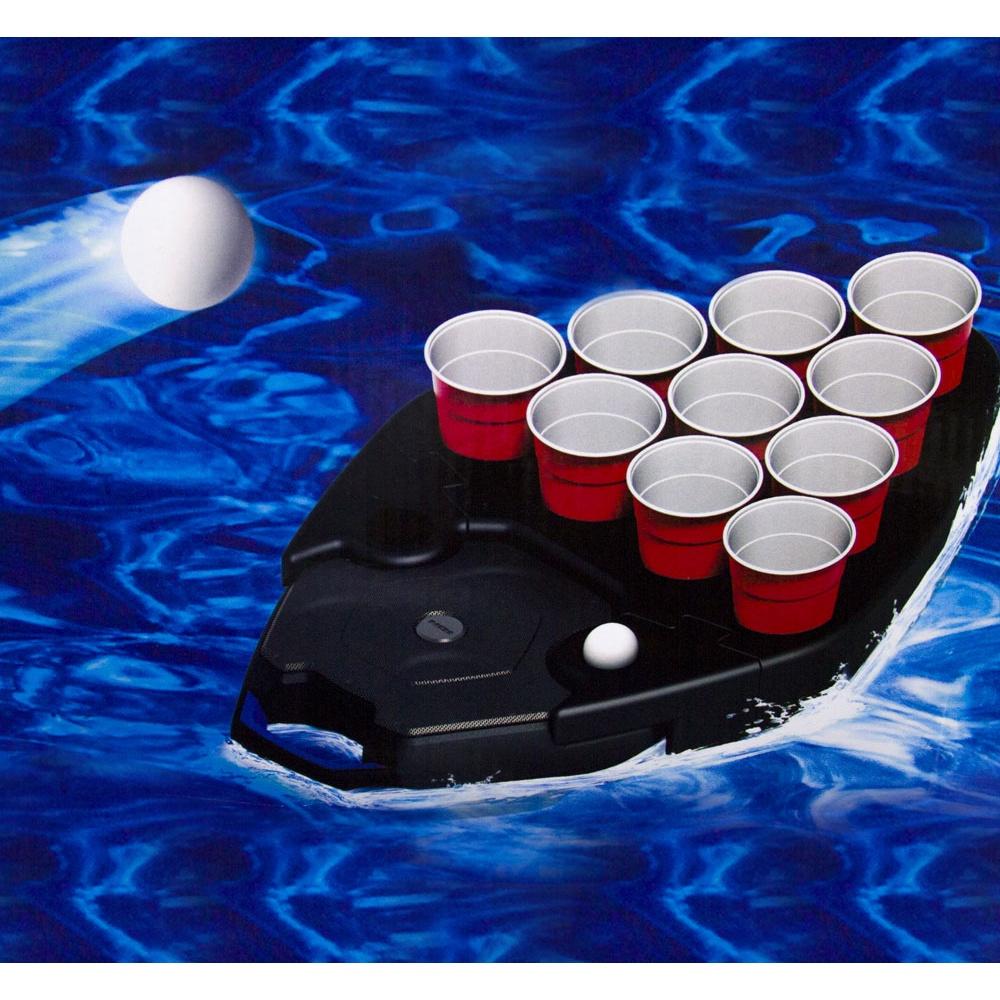 Boombox flutuante para piscina Party Float com porta-copos e bandeja Pong
