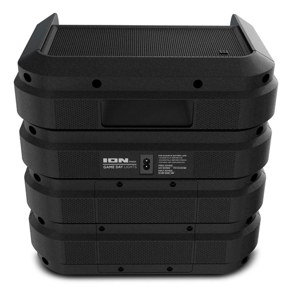 Sistema de Som portátil 50 W sem fio, AM/FM, Microfone e Bateria recarregável