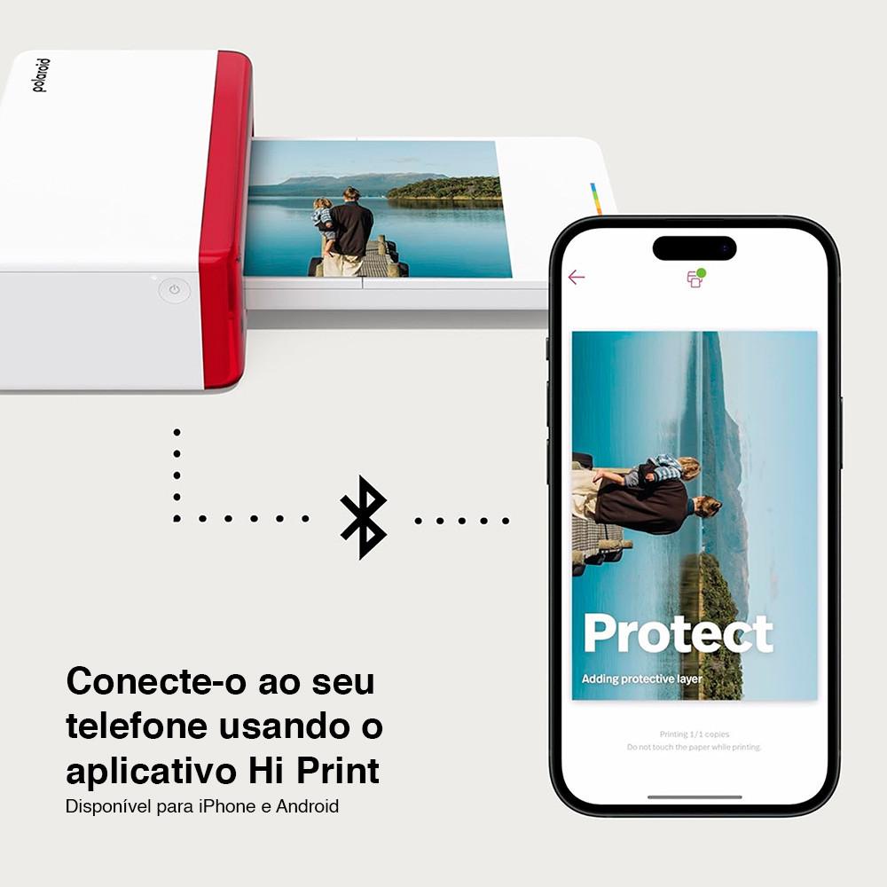 Impressora Polaroid Hi-Print 4x6 Fotos De Qualidade Em Casa