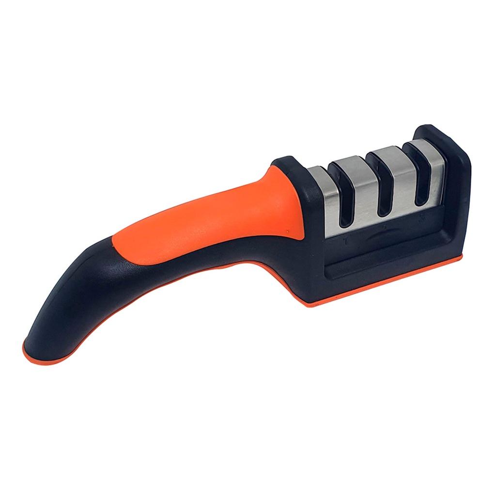 Facas e Garfo Trinchante Western 3 peças com Afiador de facas 21,7cm