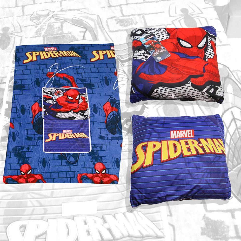 Manta Almofada Jolitex Hot Wheels Ou Homem-Aranha 1,50x2m Macia