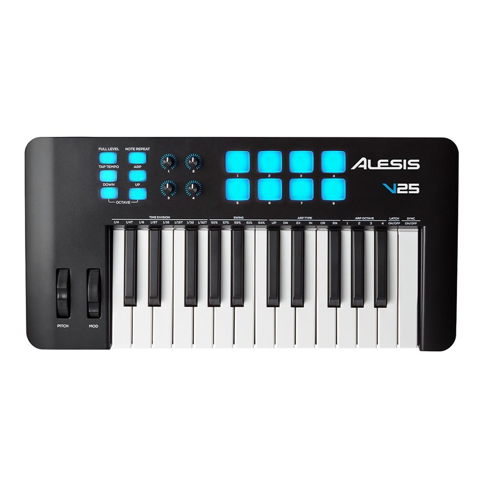 Controlador de produção Musical USB-MIDI de 25 teclas