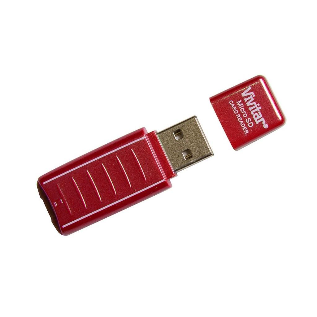 Leitor e gravador de cartão micro SD via USB