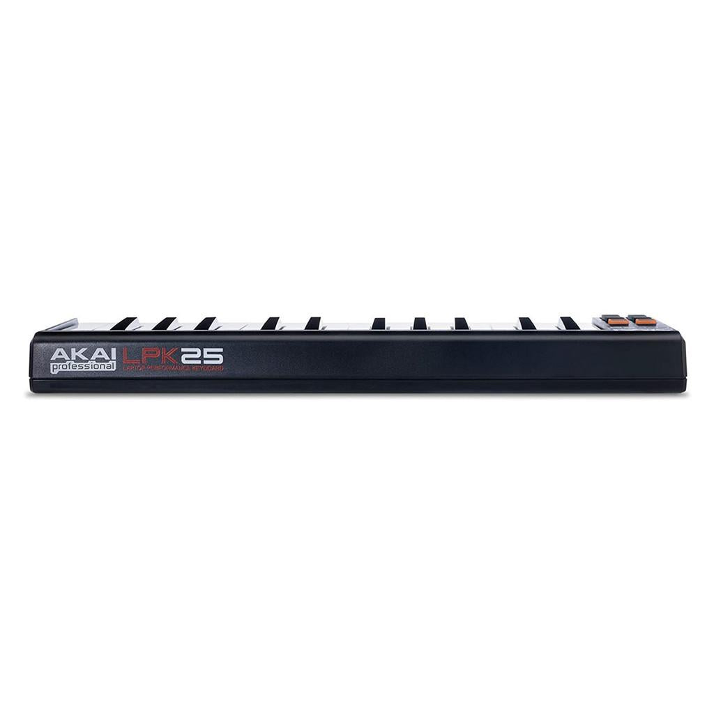Controlador AKAI USB-MIDI com 25 teclas LPK25 para Laptop
