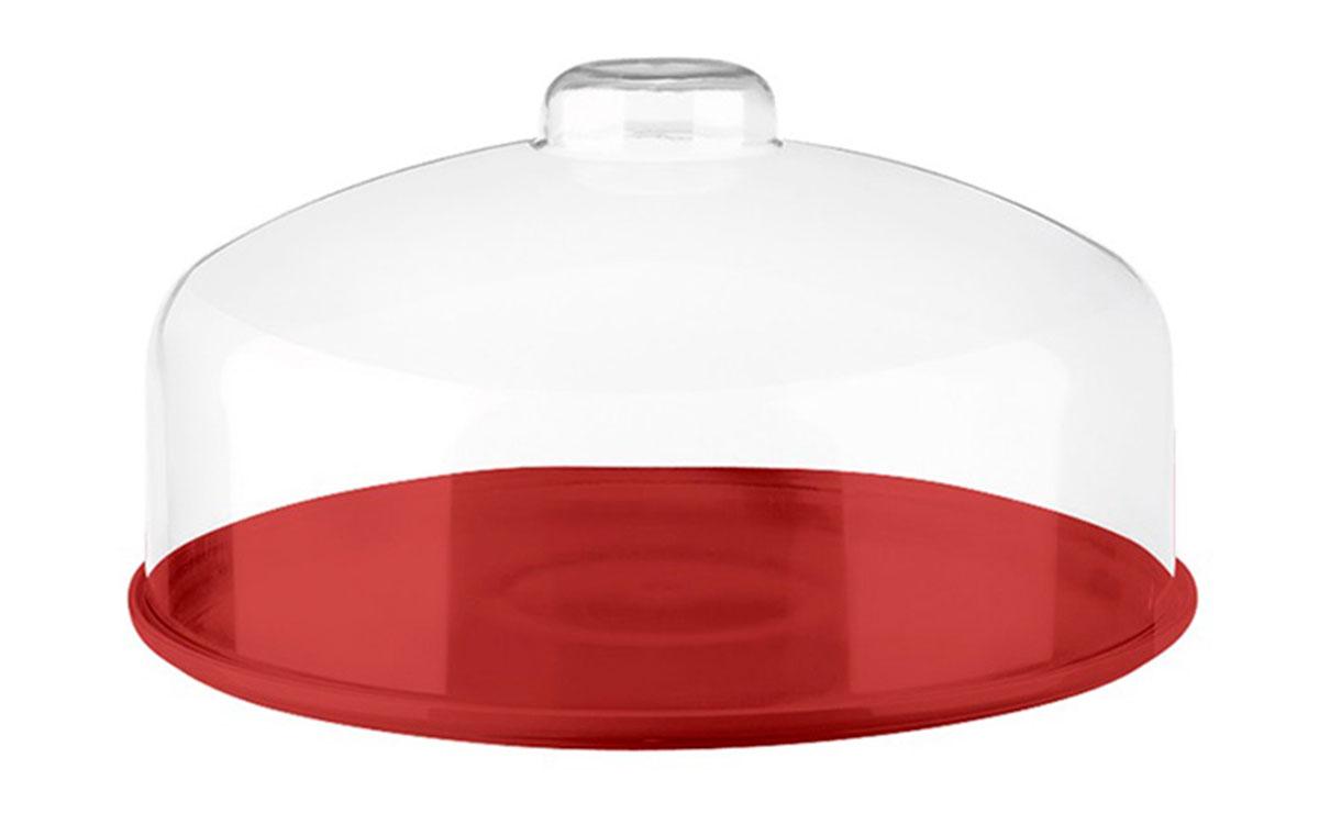 Boleira Prato Cozy médio - Vermelho Bold