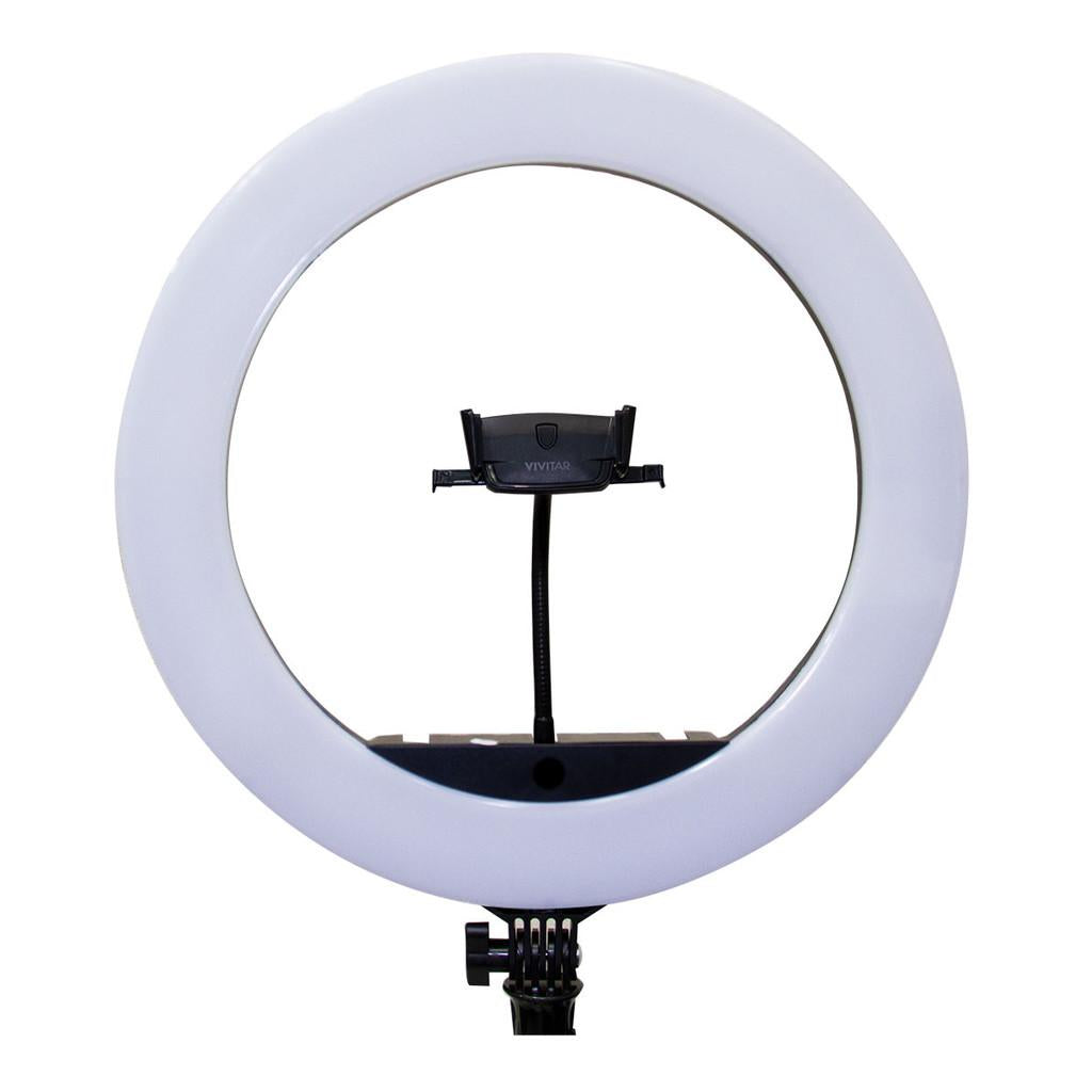 Ring Light de 18 polegadas 5.200 Lumens - Tripé + Suporte +Controle