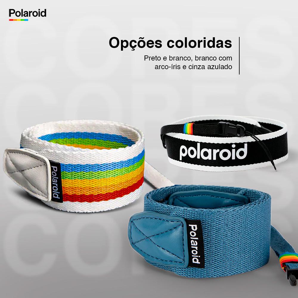 Alça Flat Para Câmera Polaroid Ajustável, Prática E Estilosa