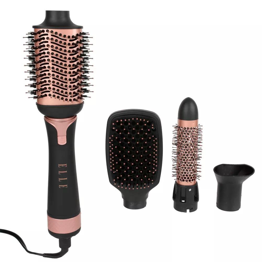 Escova Secadora de cabelo com 4 cabeças intercambiáveis Elle Première 1000W