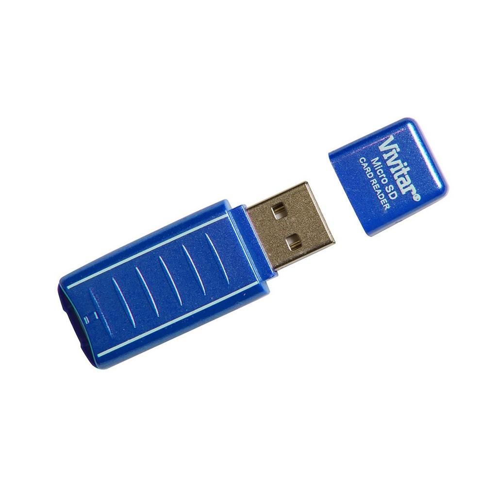 Leitor e gravador de cartão micro SD via USB