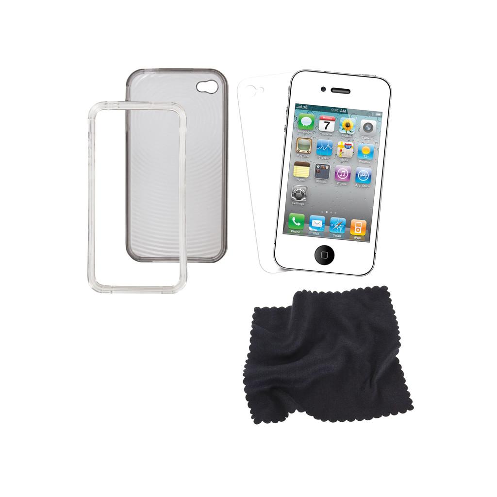 Conjunto de 5 acessórios para iPhone 4