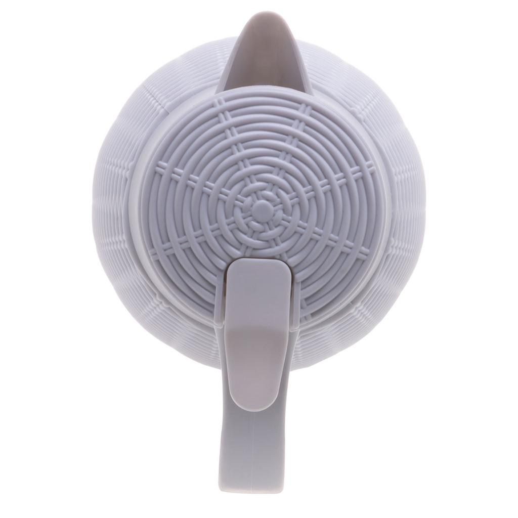Garrafa térmica c/rattan de plástico branca Tress 1L