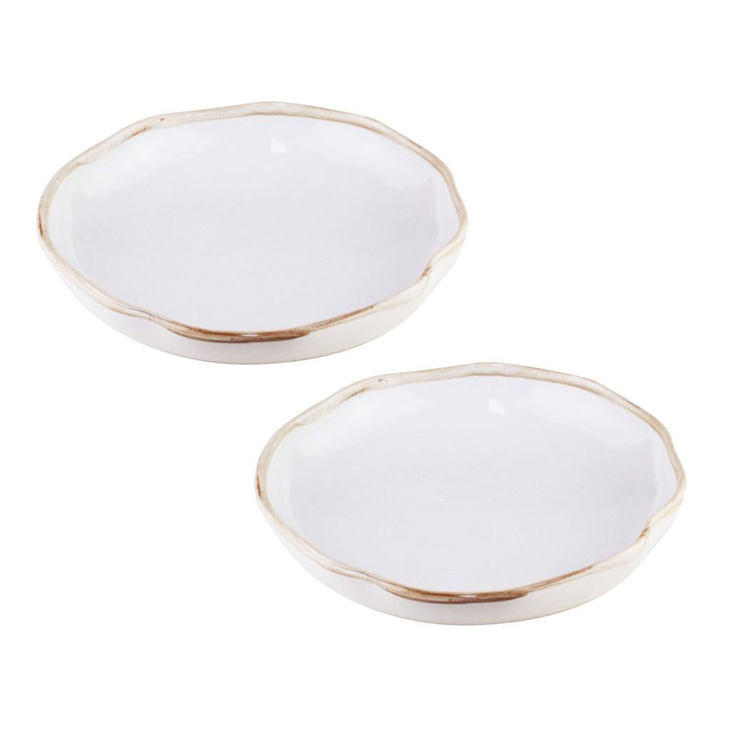 Conjunto de dois pratos de cerâmica de 18 cm Good Vibes
