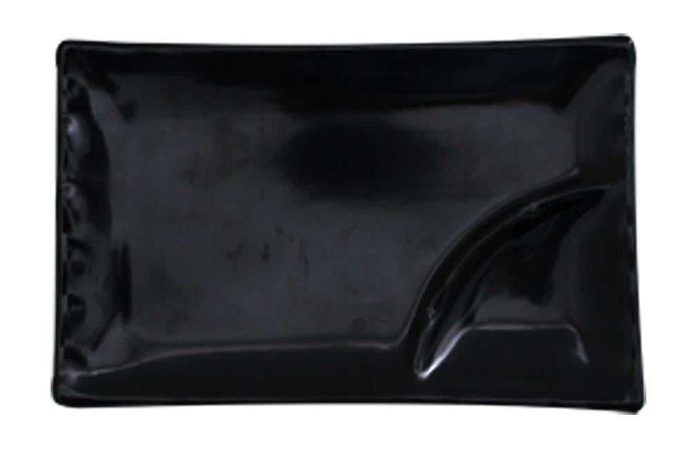 Travessa Brinox Sushi 20Cm Melamina Preta