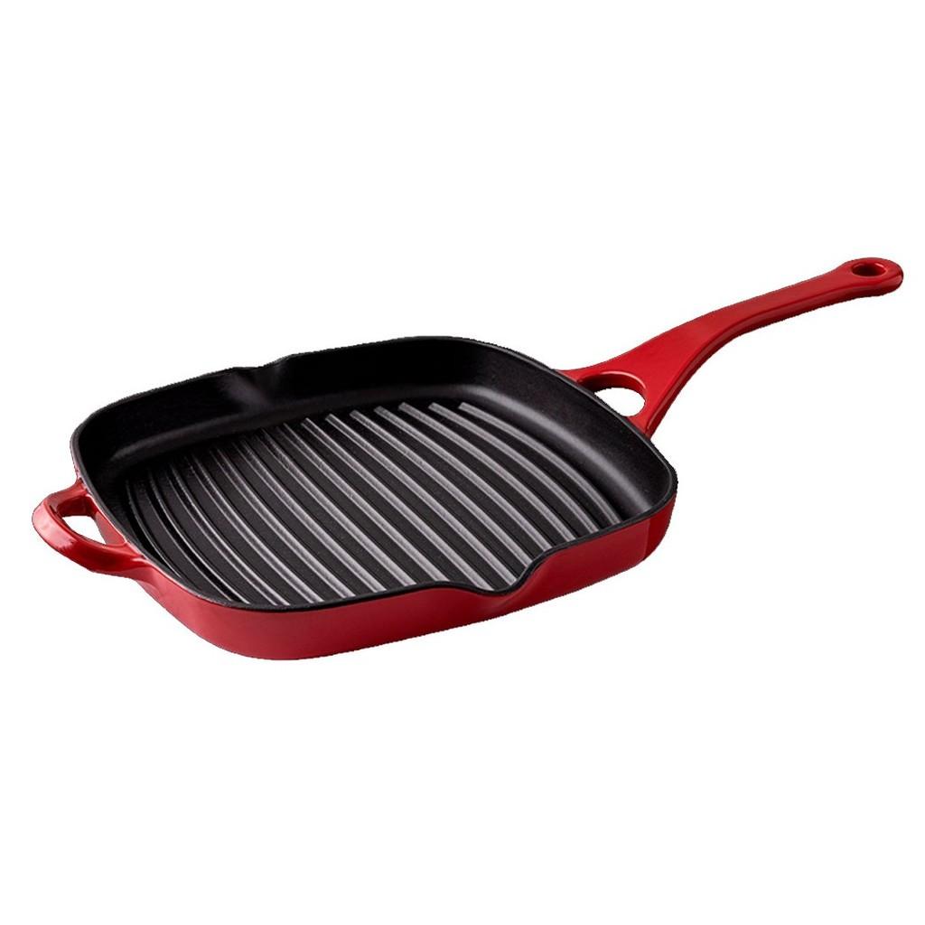 Grill 24 cm 1 L Sauté Vermelho - Haus Concept 24 x 24 x 3,3 cm