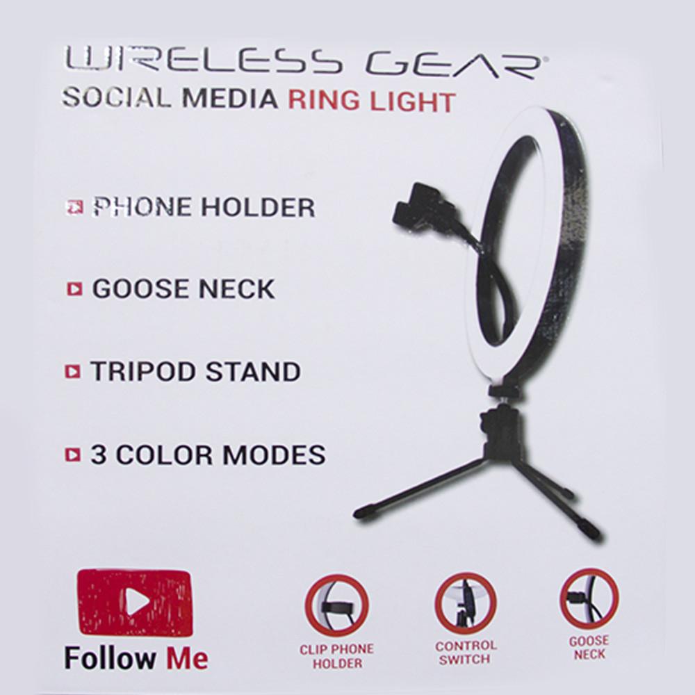 Luminária Ring Light 10´´ com Ball Head, Tripé e Adaptador para Smartphone