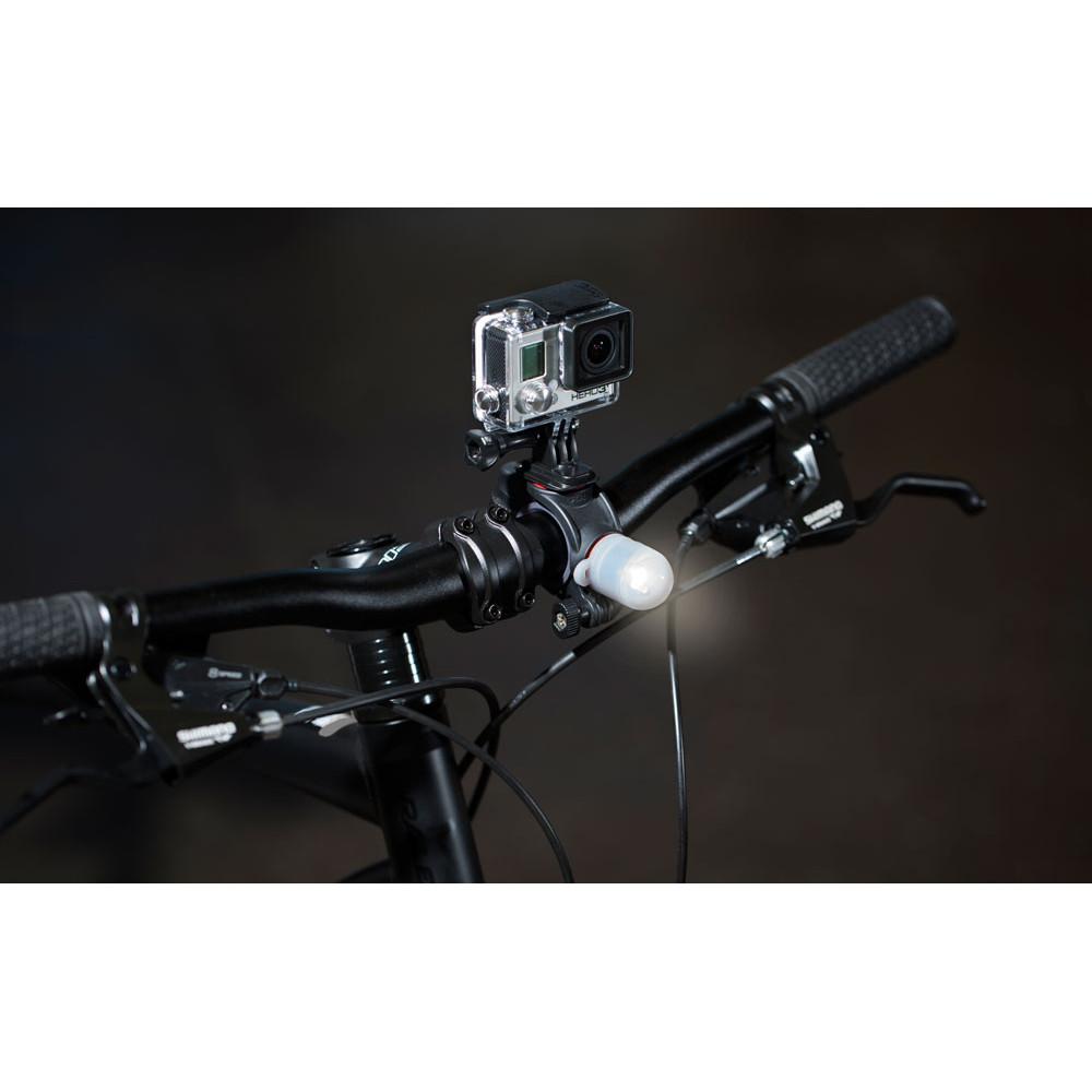 Suporte para câmera de ação e sinalização para Bike