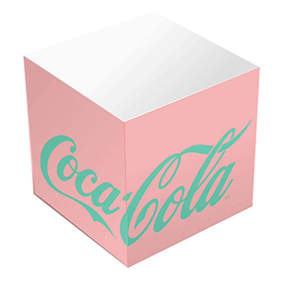 Bloco de Anotação Coca-Cola Papel Cubes Contemporary Green