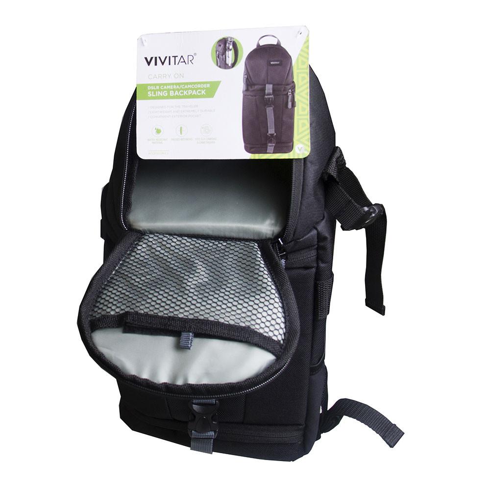 Mochila Sling BackPack Unissex com divisórias removíveis e alça transpassada