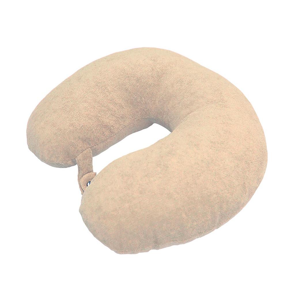 Mala Macaíba Pequena Champanhe e Travesseiro de pescoço