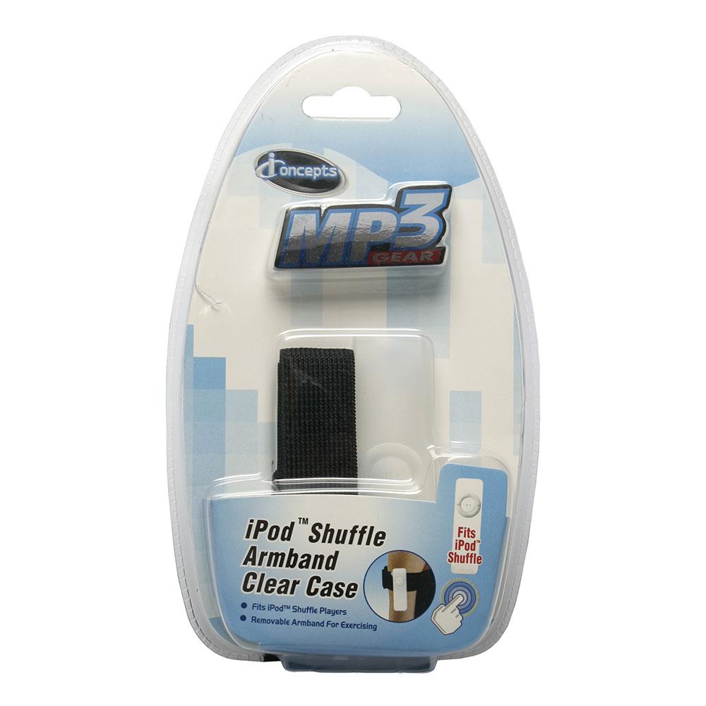 Estojo de silicone com braçadeira para iPod Shuffle