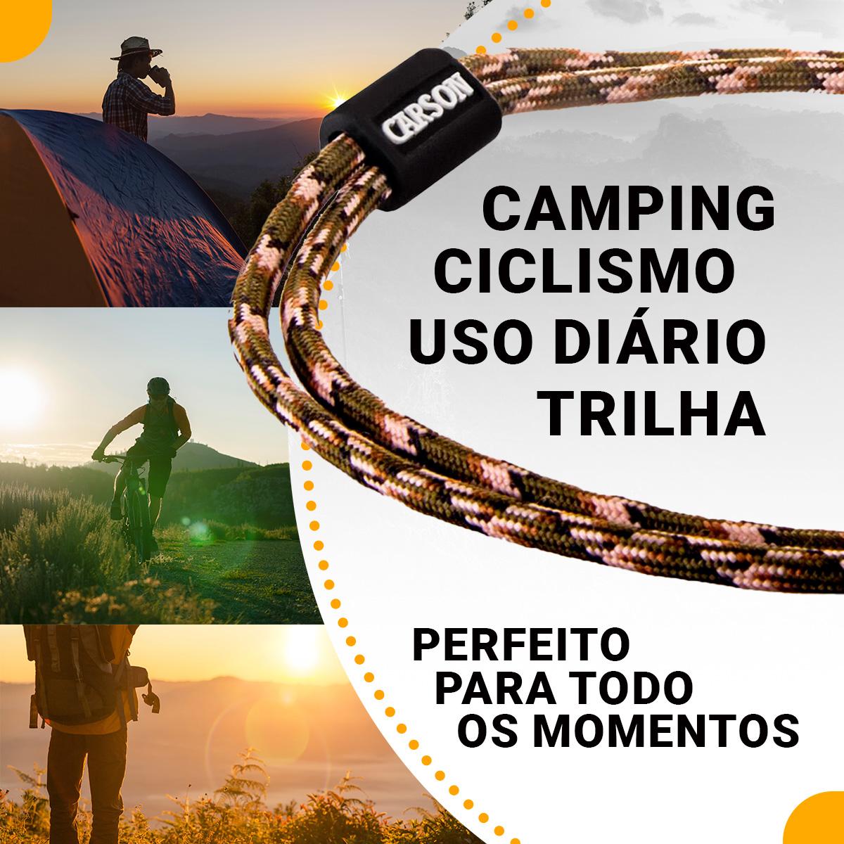 Cordão Salva Óculos Paracord Carson Ajuste Universal Seguro