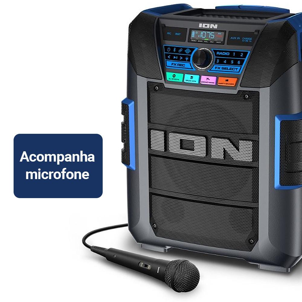 Alto Falante Portátil Sem Fio 220 Watts IPX5 Resistente À Água Com Microfone