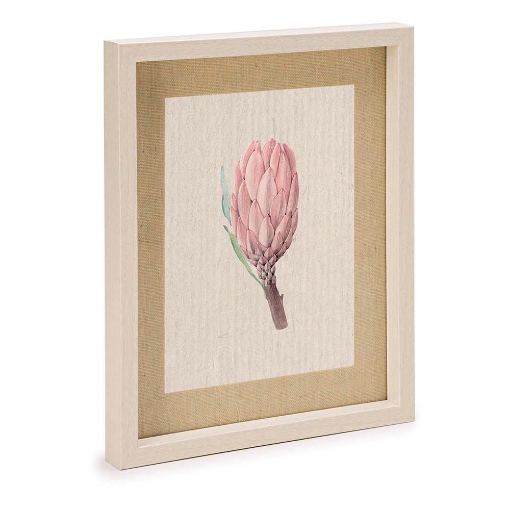 Porta-retrato em mdf com linho - 10x15