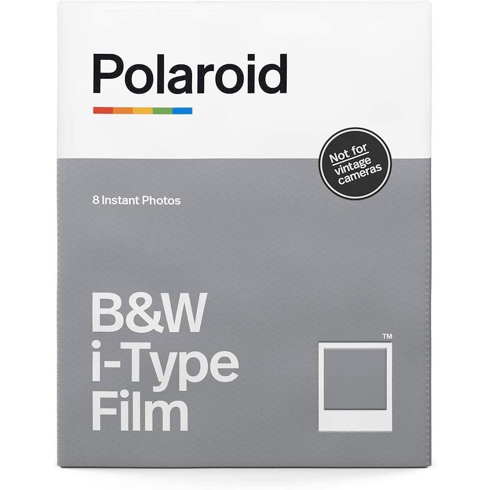 Filme Original Polaroid Black & White i-Type Film Para 8 Fotos Instantâneas