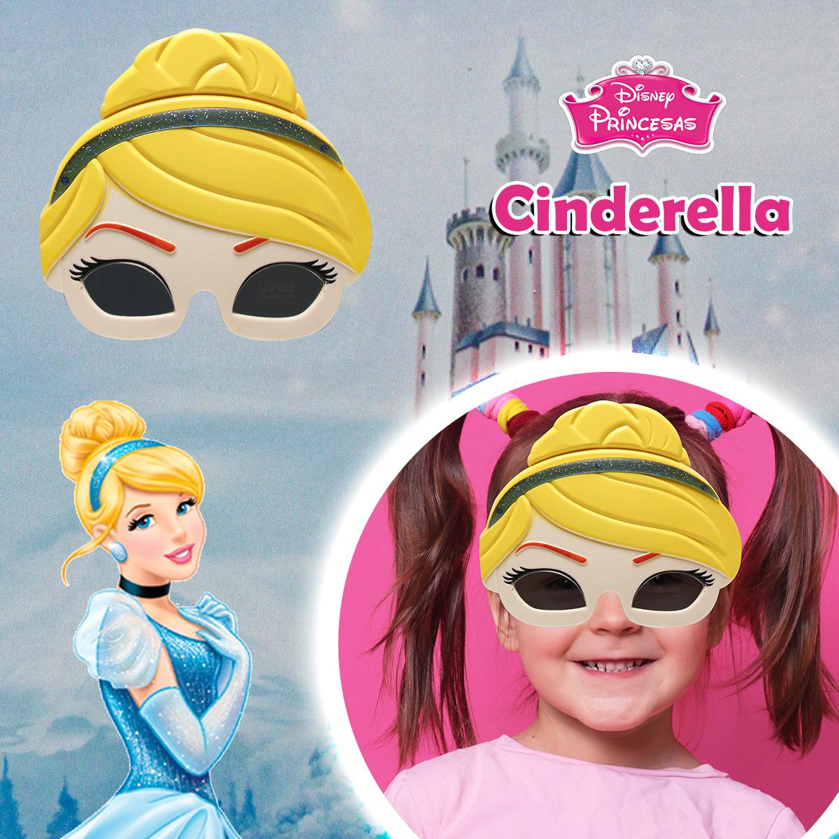 Óculos De Sol 3d Princesas Uv400 Proteção E Estilo Toyng