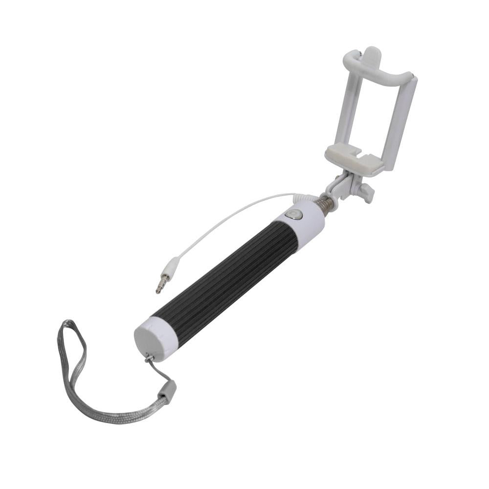 Bastão extensor com botão de disparo para selfie