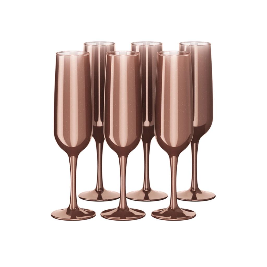 Kit Celebration 6 Taças de espumante -Rosé