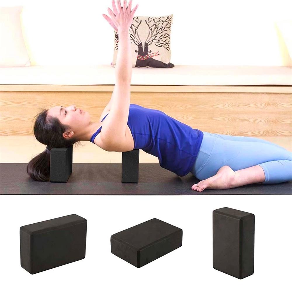 Bloco para praticar Yoga em espuma antiderrapante - preta