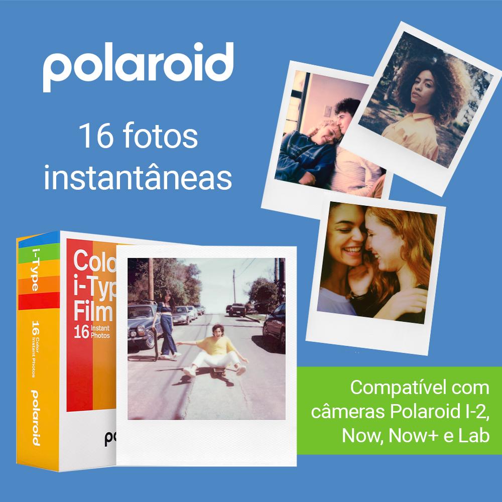 Filme Original Polaroid Color i-Type Film Para 16 Fotos Instantâneas