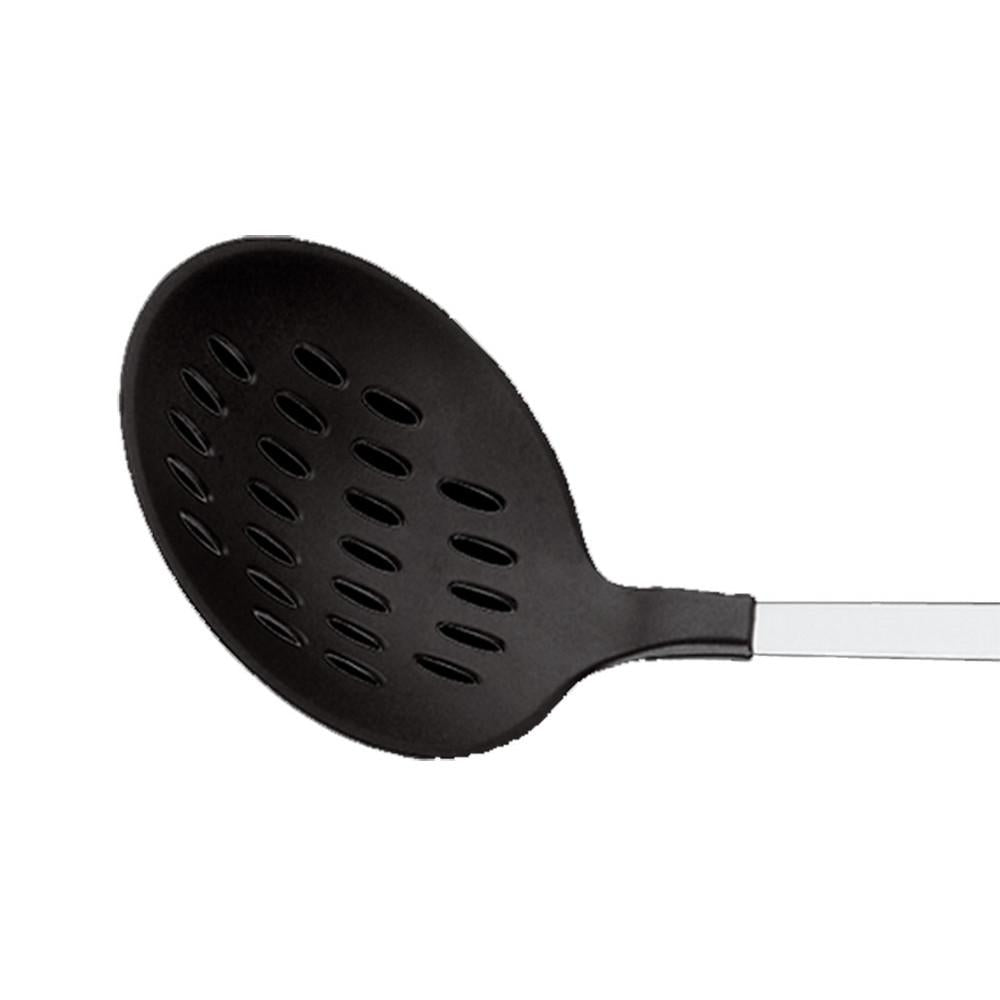 Espumadeira - Utensílios de Nylon 32,5 cm - Preta Brinox