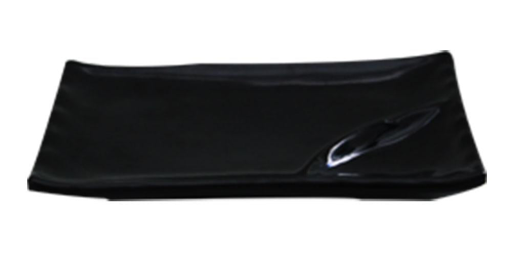 Travessa Brinox Sushi 20Cm Melamina Preta