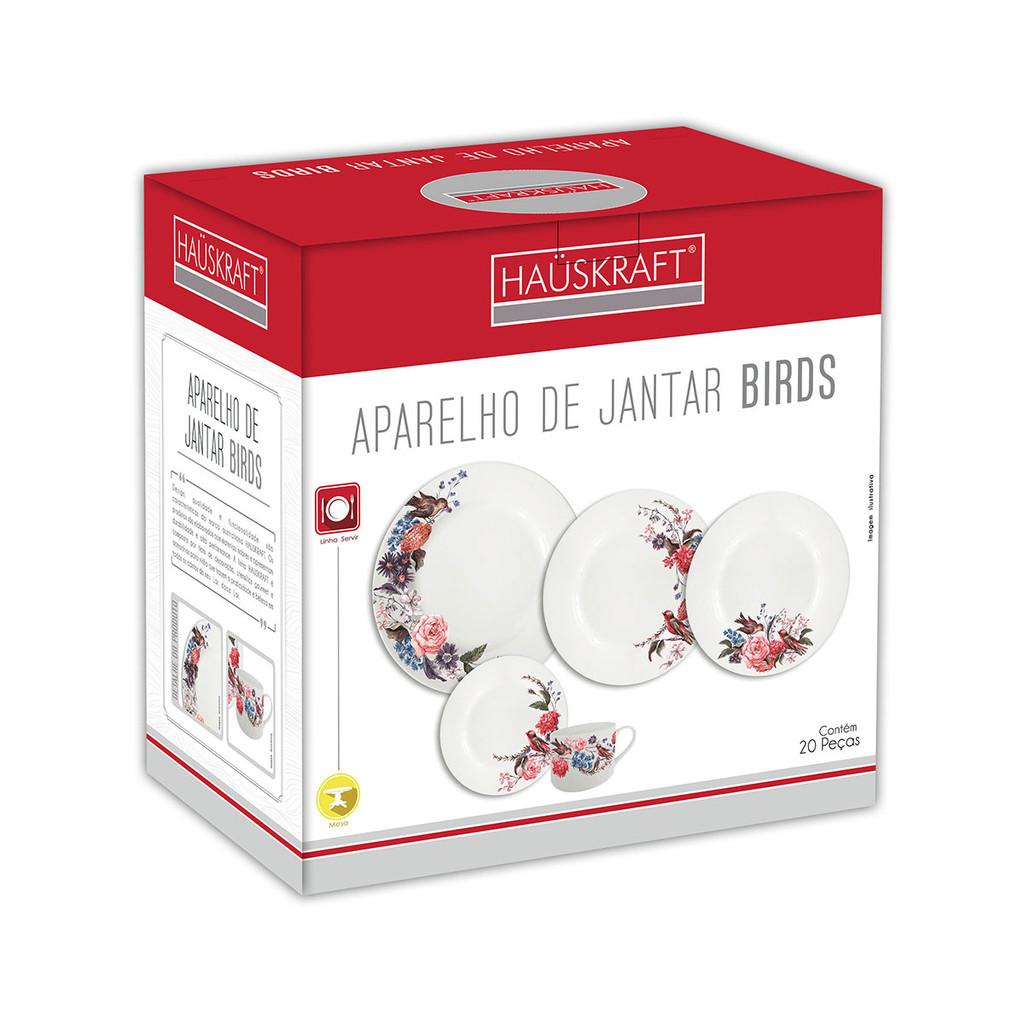 Aparelho de jantar Birds 20 peças