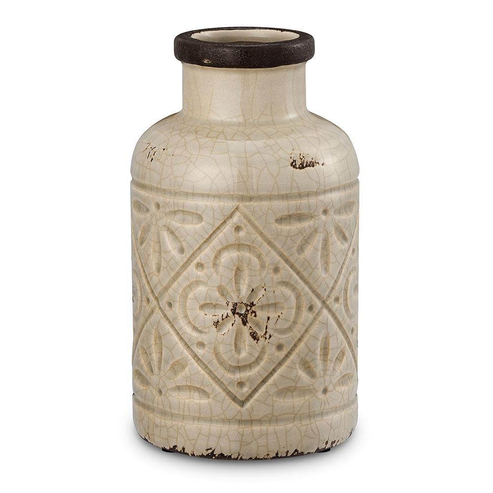 Garrafa Cinza 11,5 X 11,5 X 20,5 Cm