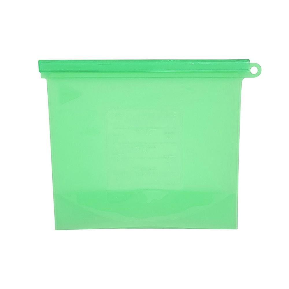 Sacos reutilizáveis para alimento 28cm verde e vermelho