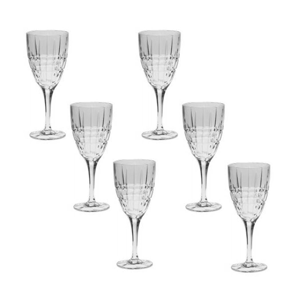 Conjunto com 6 taças cristal p/vinho Dover 320ml