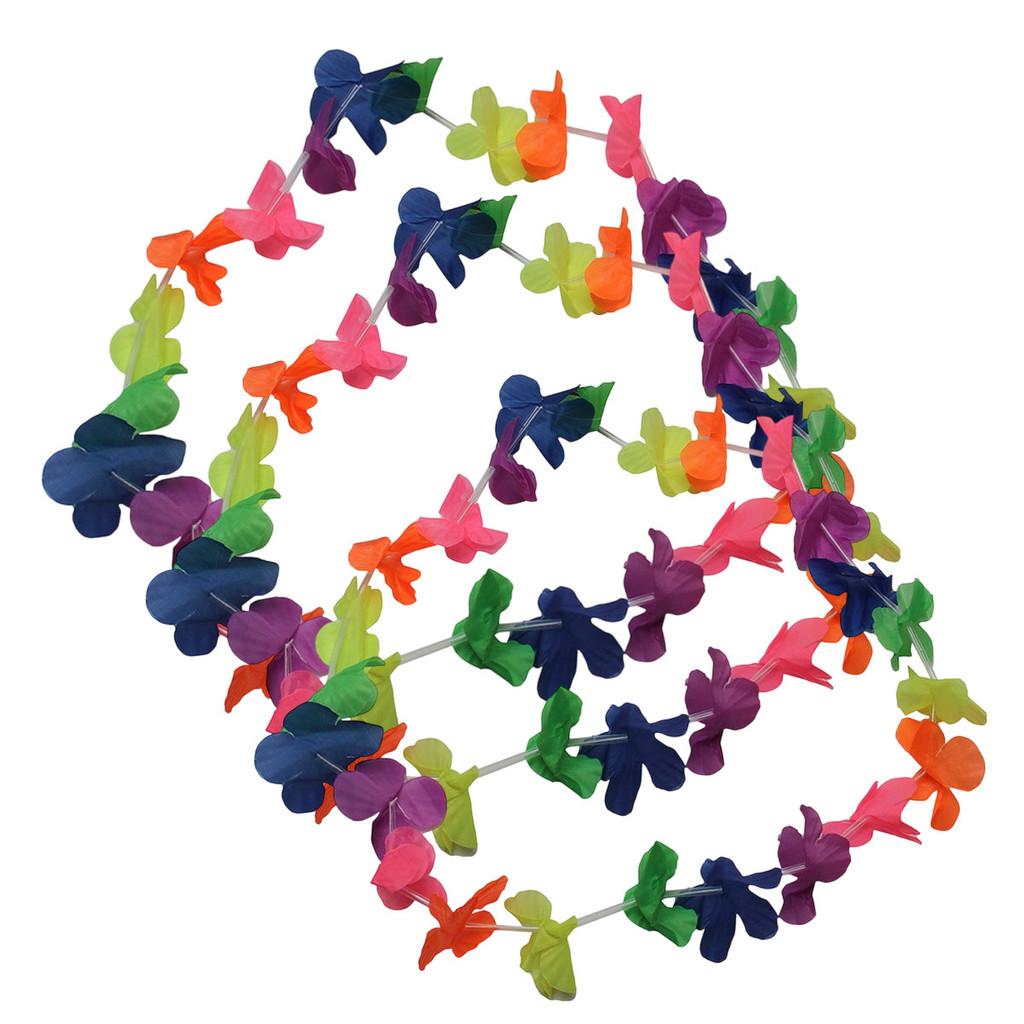 Colar Havaiano Colorido O Toque Tropical Do Carnaval 50 Unidades
