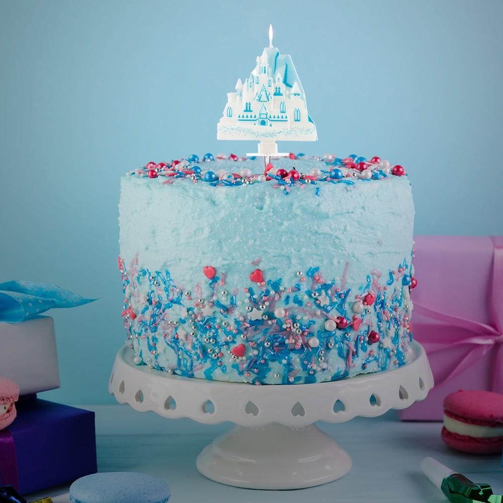 Kit Velas Frozen Castelo, Floco De Neve E Anna Decorativas