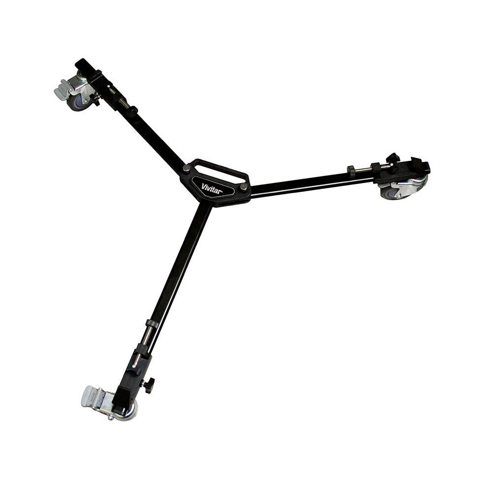 Base portátil com rodízios para suporte de tripé fotográfico