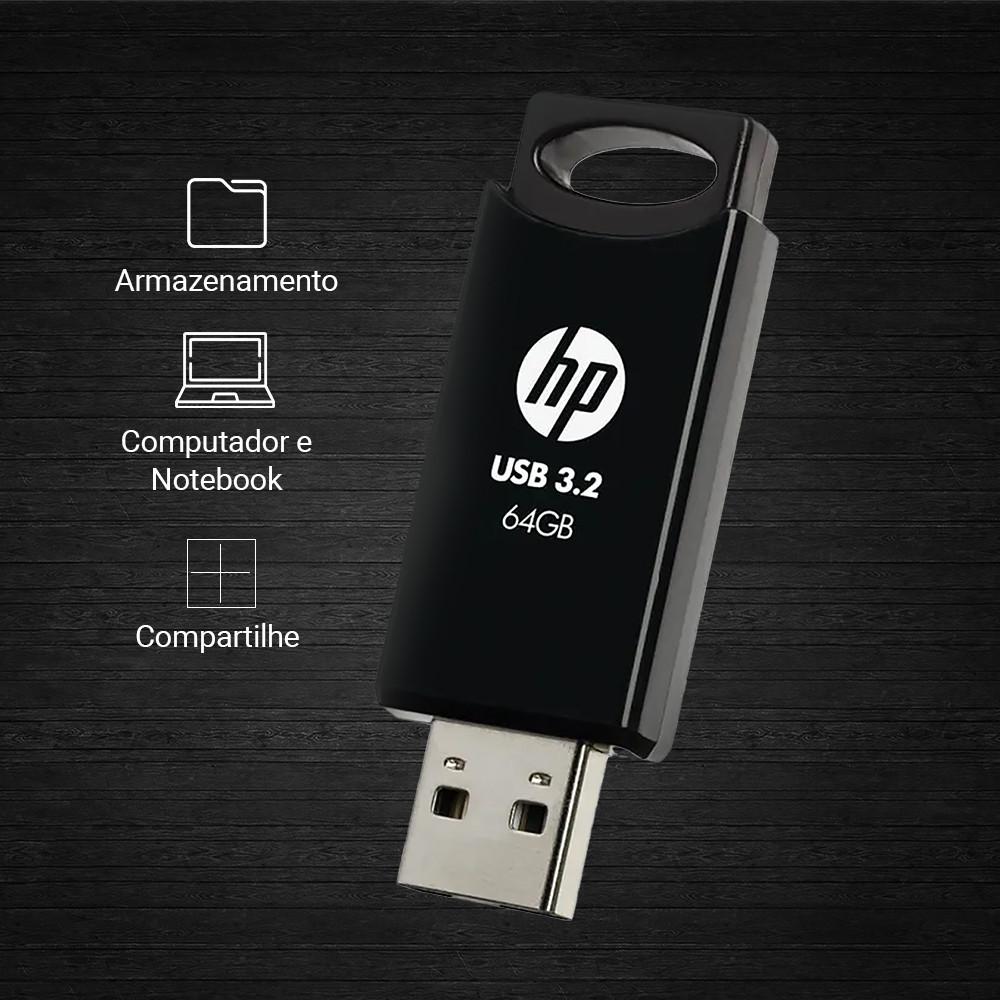HP Pendrive 64GB tipo A USB3.2